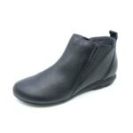 Ruth4 Black Soft Walking Ankle Boots